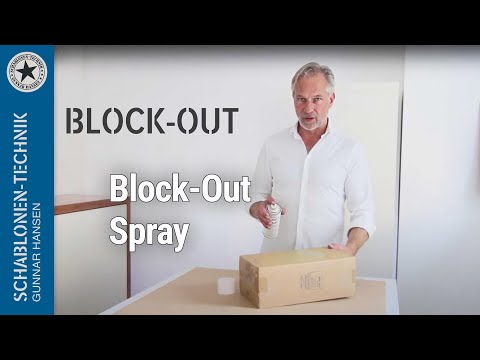 Block-Out-Spray - speziell zur Überdeckung alter Kennzeichnungen
