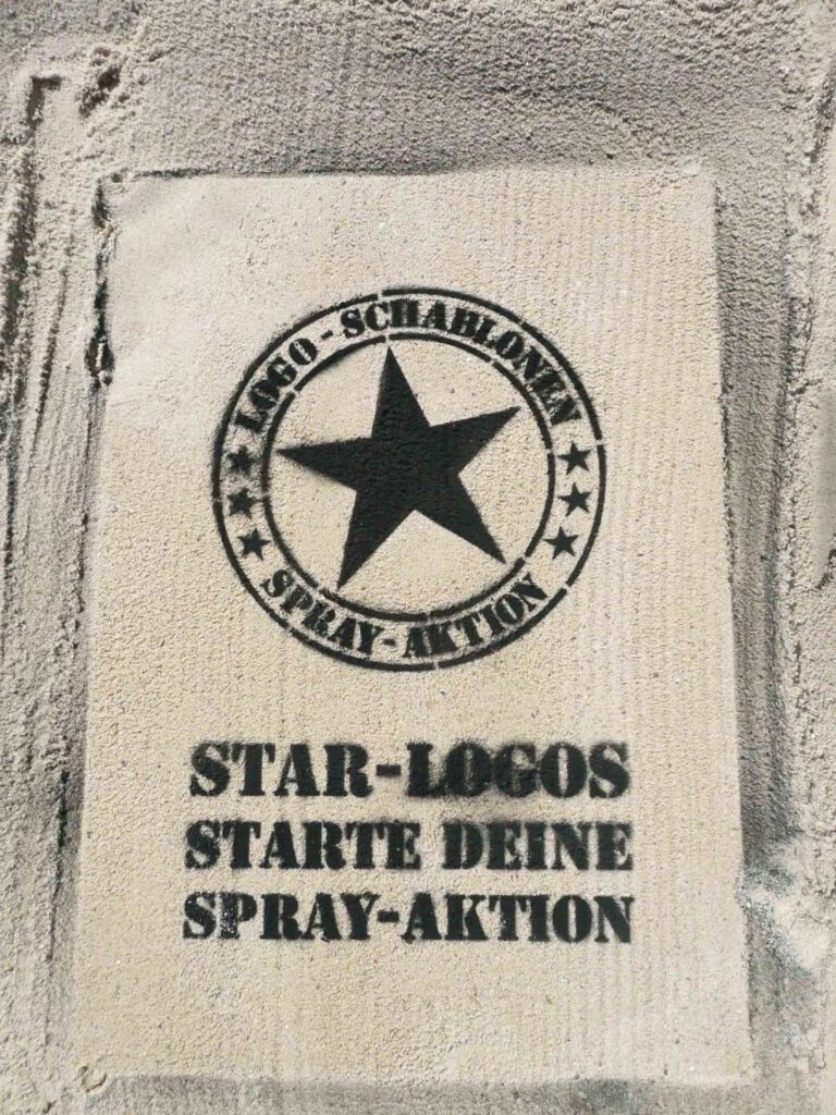 Kreidespray-Aktion am Strand: