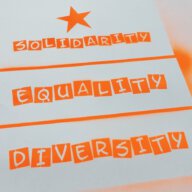 Text-Logo Schablone Diversity 02 Menu