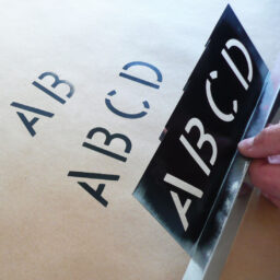 Stencil-Schiene ABCD