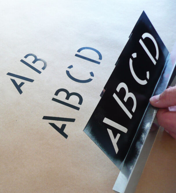 Stencil-Schiene ABCD