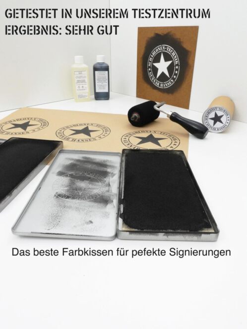 Farbkissen im Testzentrum