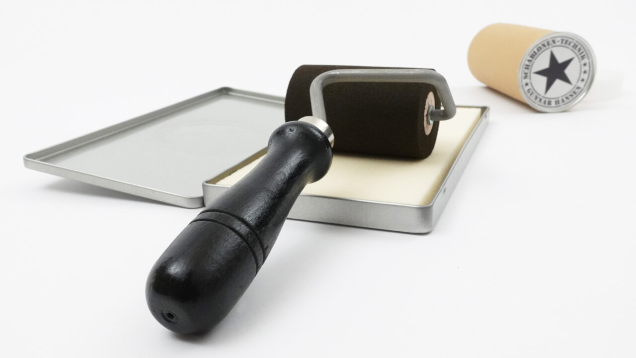 Der ergonomischer Griff des Signierrollers