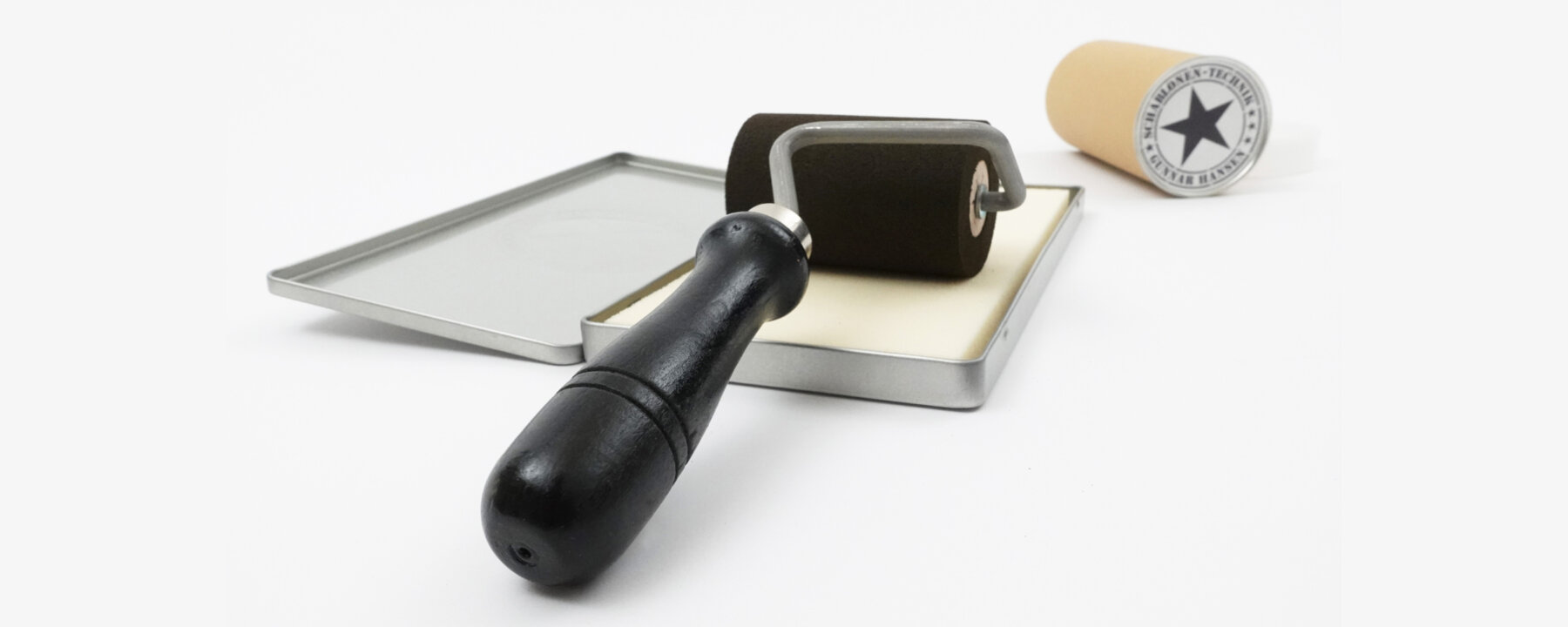 Der ergonomischer Griff des Signierrollers