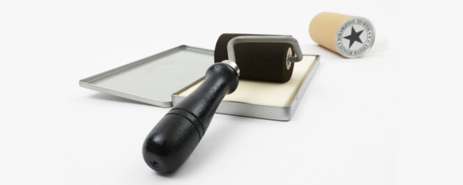 Der ergonomischer Griff des Signierrollers