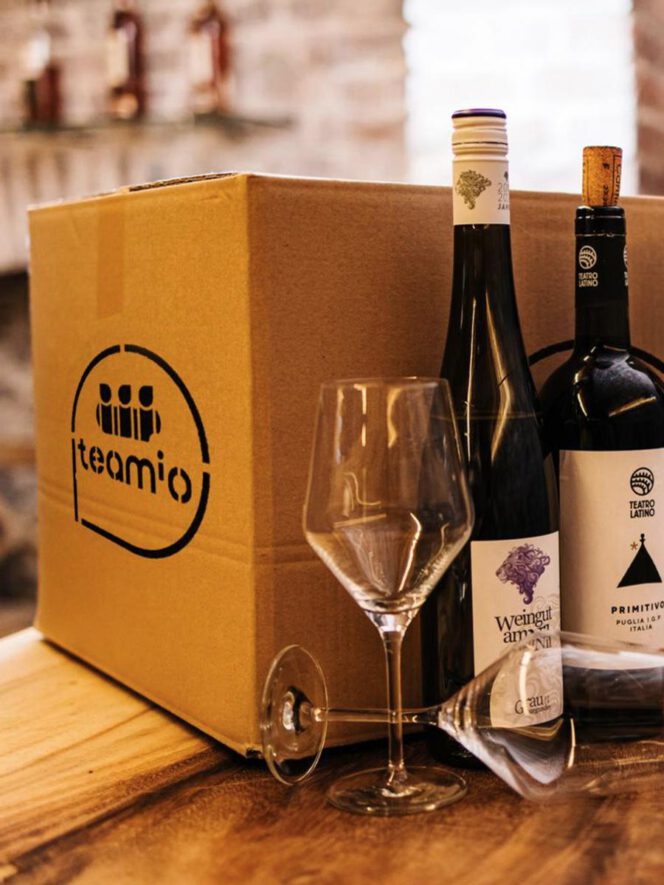 Logoschablone Gastro - Teamio Wein-Tasting