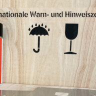 Piktogramm-Schablonen Internationale Warnzeichen
