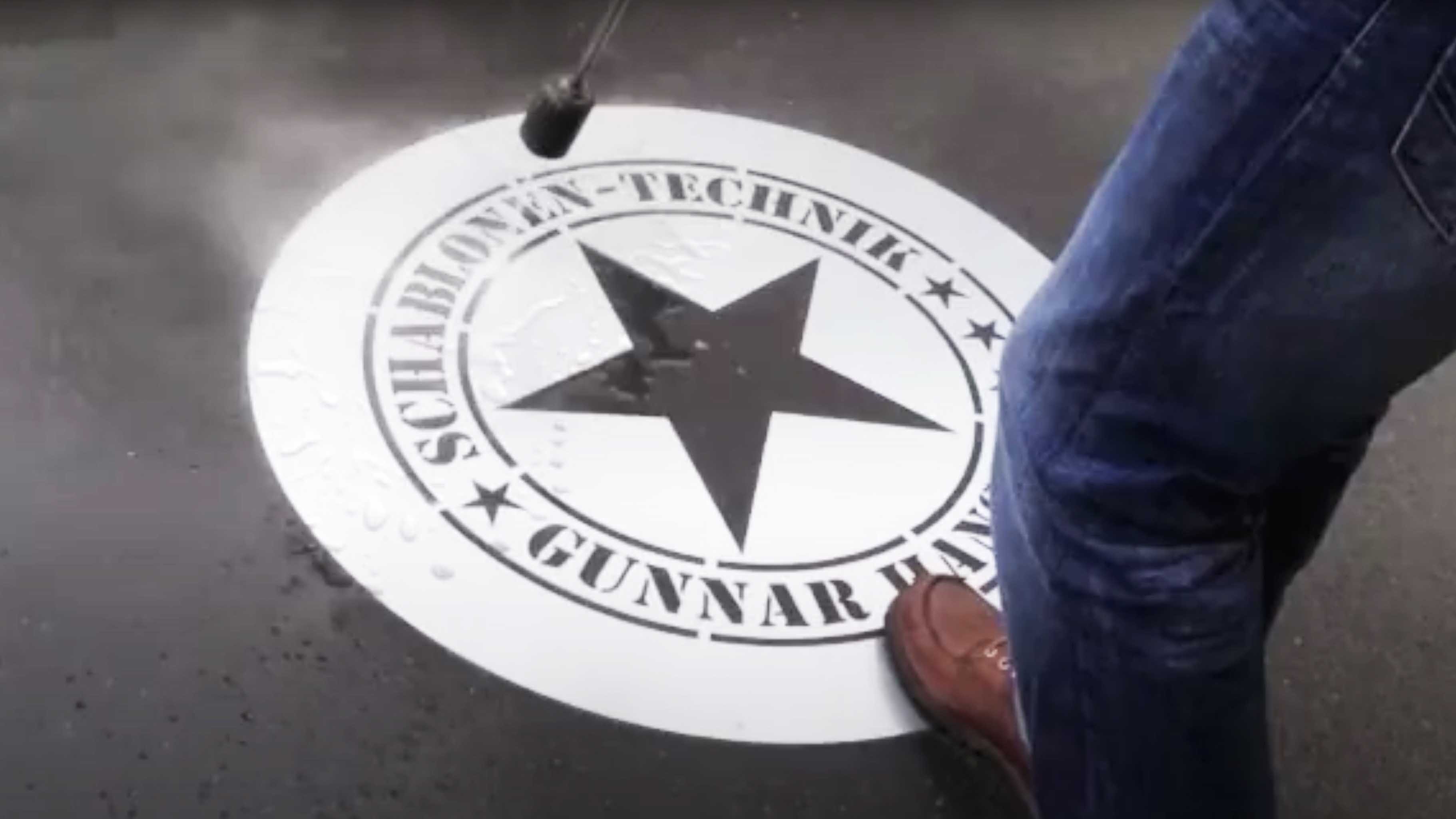 Streetbranding mit Reverse Graffiti