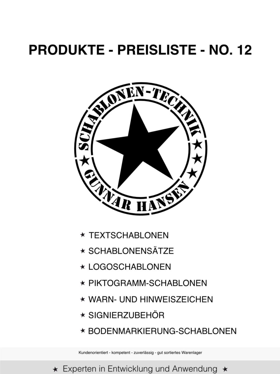 Preisliste No. 12 – Seite 01