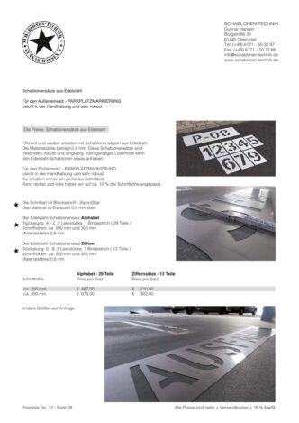 Preisliste No. 12 – Seite 08